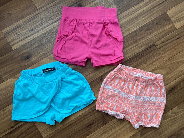 Lot shorts fille