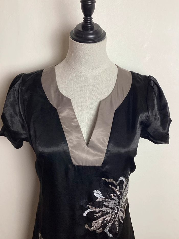 Robe noire avec sequins Lucy&Co 36 - photo numéro 3