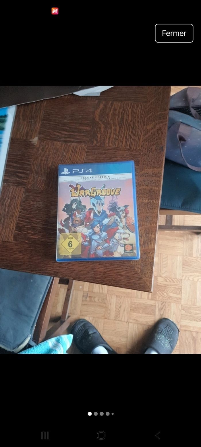 Jeu ps4 wargroove deluxe edition neuf sous blister
