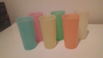 lot de 6 verres Tupperware