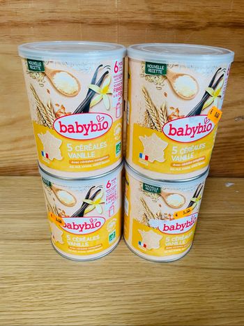 Babybio céréales lot de 4 boîtes de 220g