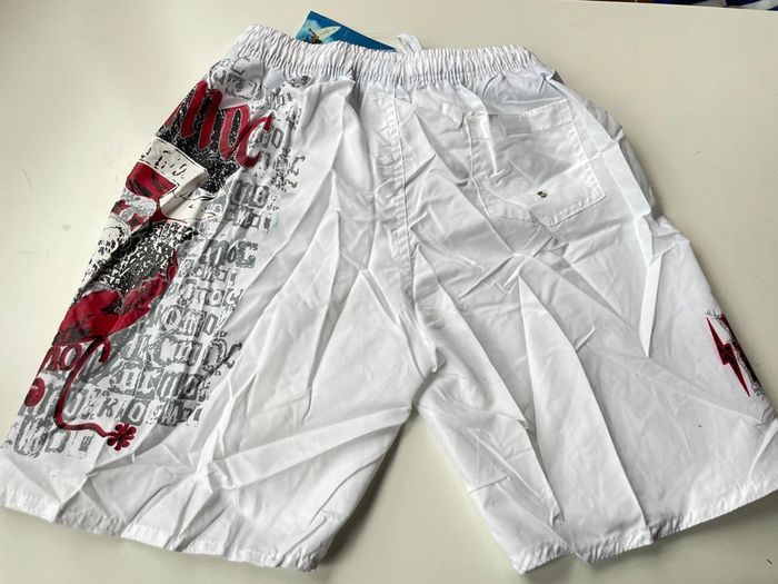 Short de bain blanc taille 14 ans - photo numéro 2