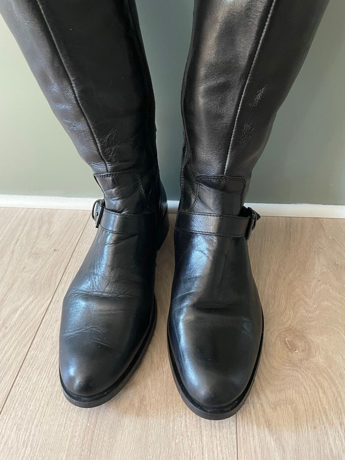 Bottes cuir à lacets - photo numéro 8