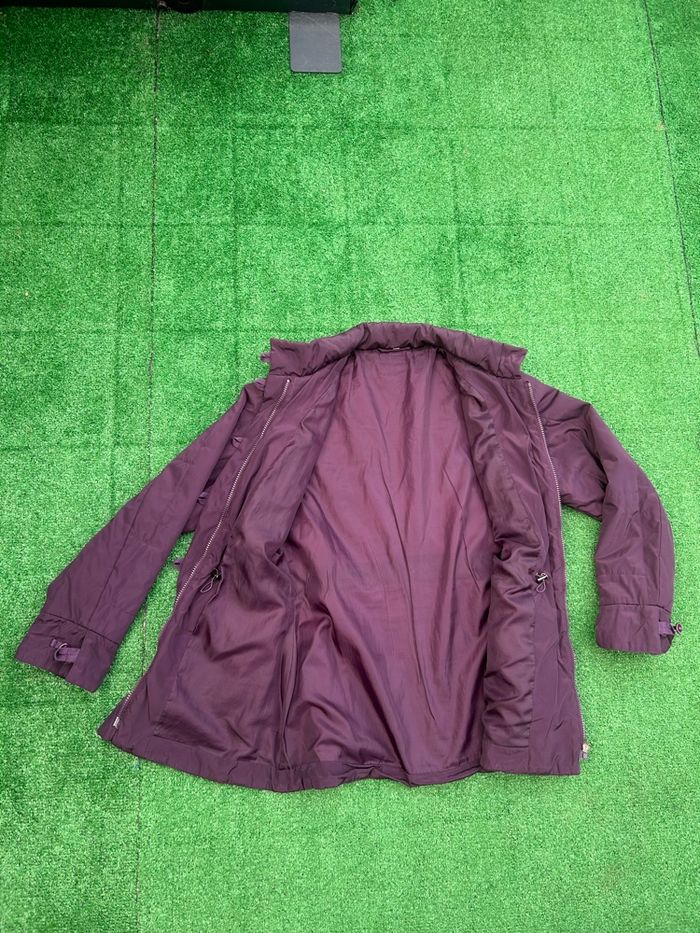 Veste matelassée prune imperméable taille M femme - photo numéro 3