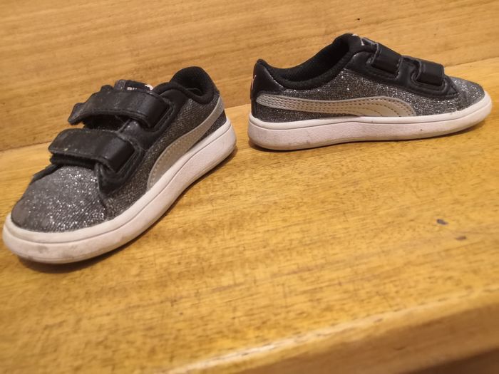 Basket adidas fille pailletées taille 23 - photo numéro 3