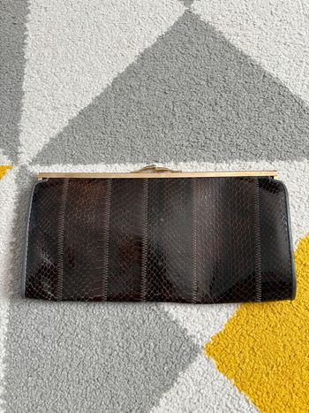 Pochette vintage | Marron | 27 X 14 cm