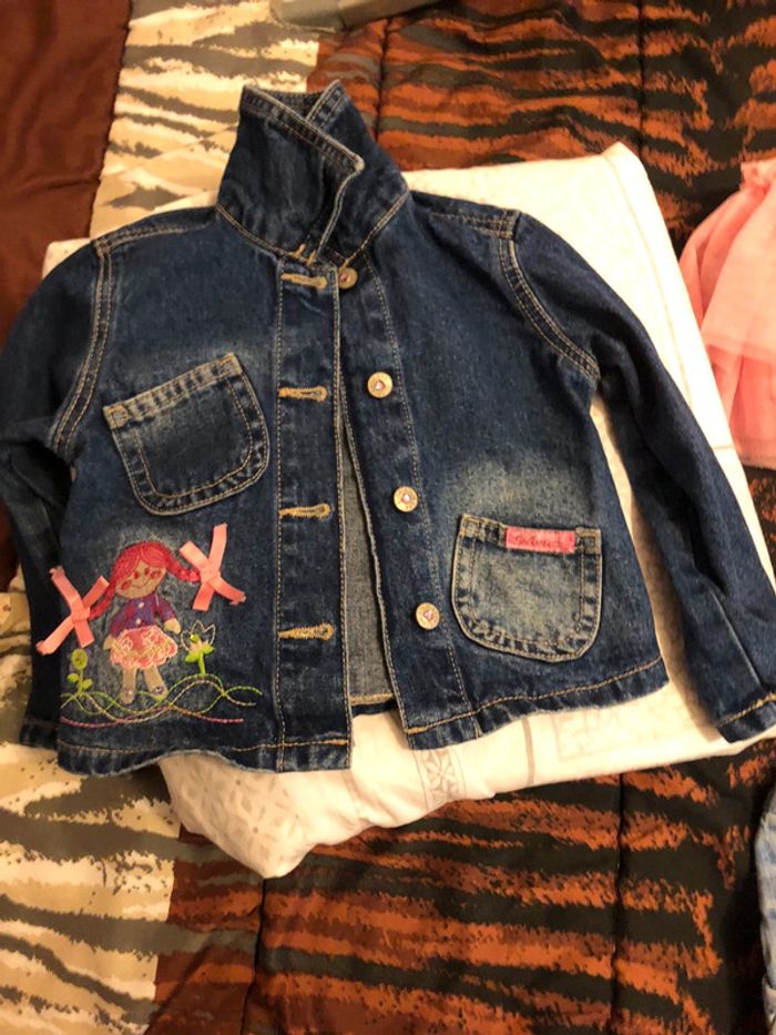 Veste en jeans fille taille 1 an