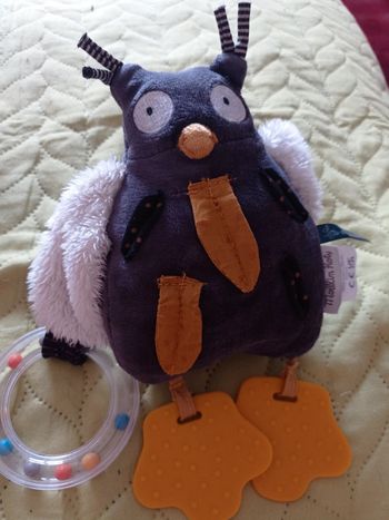 Hochet chouette moulin roty