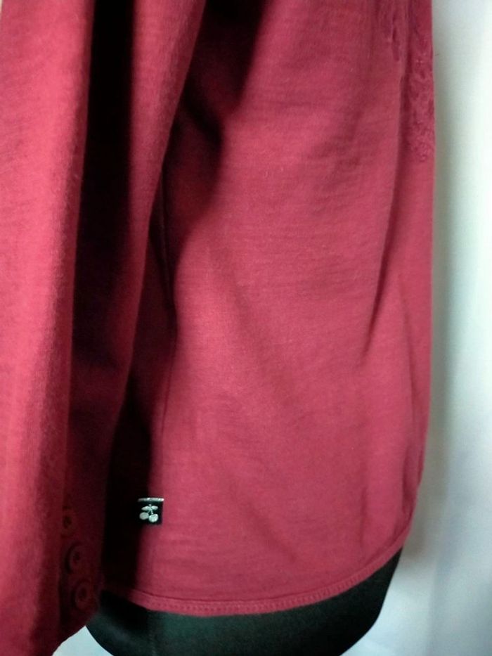 Veste femme bordeaux – Le Temps des Cerises – Taille S/M - photo numéro 12