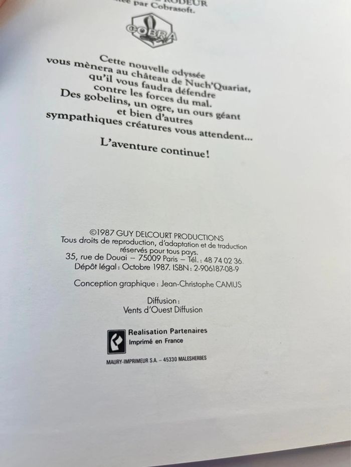 Rare BD interactive vintage : Turlogh le rôdeur - La sphère du Nécromant - photo numéro 18