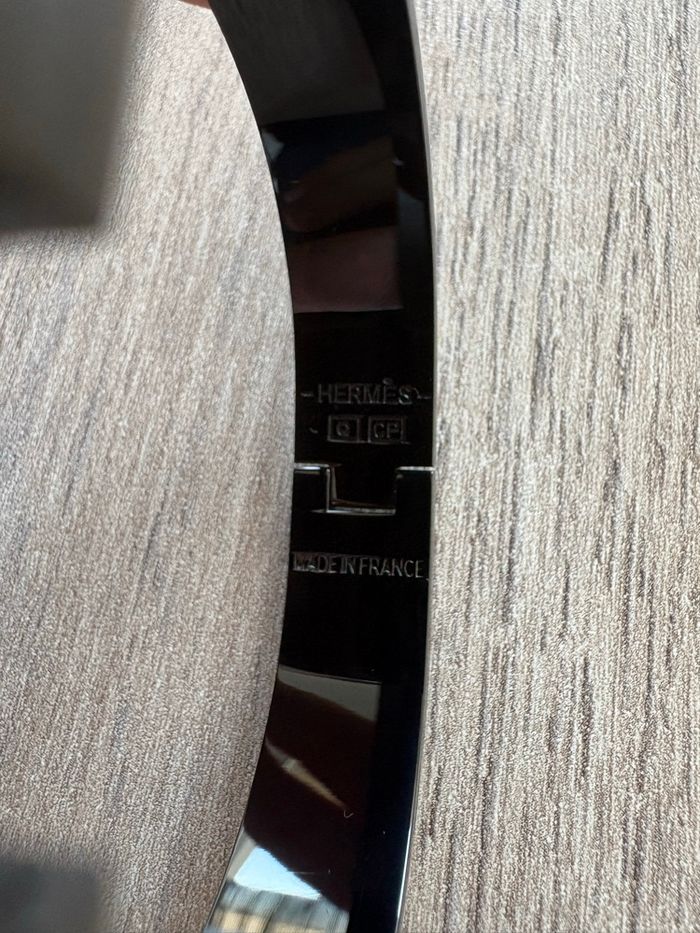 Bracelet hermes noir homme - photo numéro 3