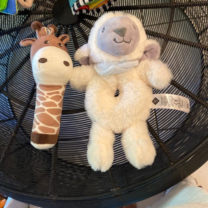 2 hochets animaux