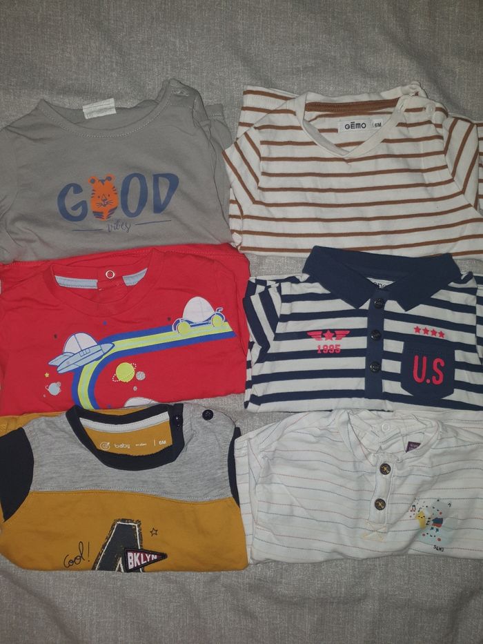 Vêtements 6 mois l unité 1e ou 20e 39 vêtements état neuf - photo numéro 2