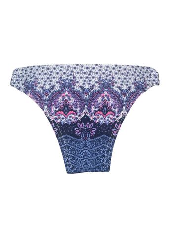 Bas maillot de bain à motifs ethniques multicolores Ardène Swim Taille XS