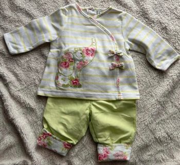 Ensemble bébé fille – 3 mois