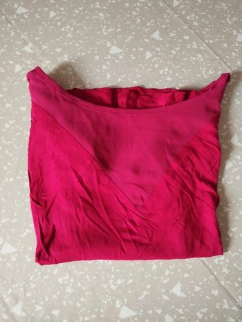 Magnifique t-shirt framboise