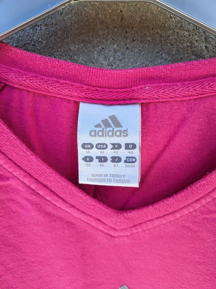 T-shirt rose Adidas - photo numéro 2