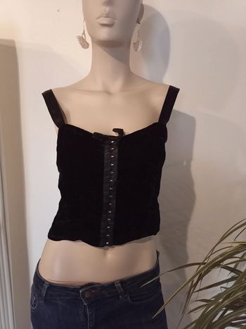 Très joli bustier velours vintage 🥰