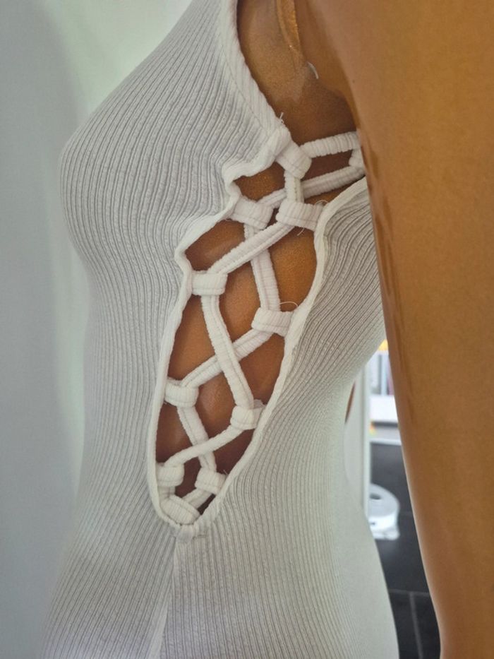 Robe Longue Femme Blanche - photo numéro 3