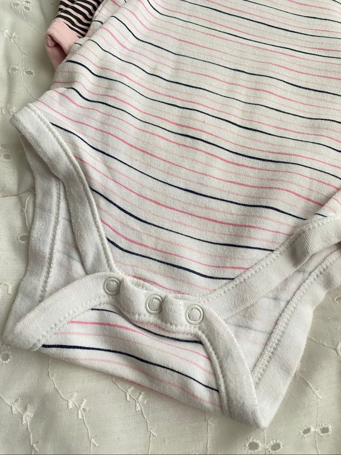 Lot 2 body rayures bébé - photo numéro 3