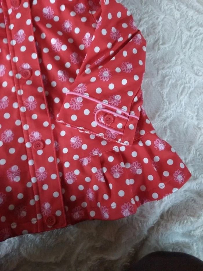 Manteau blouson imperméable avec capuche Fille 18 mois Orchestra - photo numéro 5