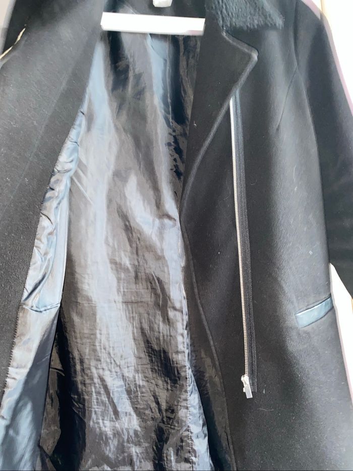 Manteau mi-long noir La Redoute - photo numéro 6