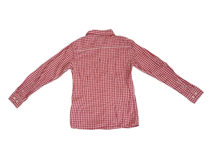 Chemise Tommy Hilfiger garçon 14 ans – carreaux rouge & blanc - photo numéro 3
