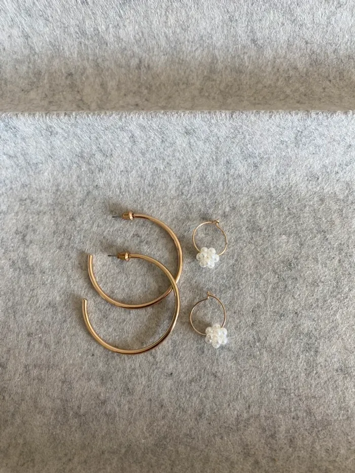 Boucles d’oreilles doré H&M