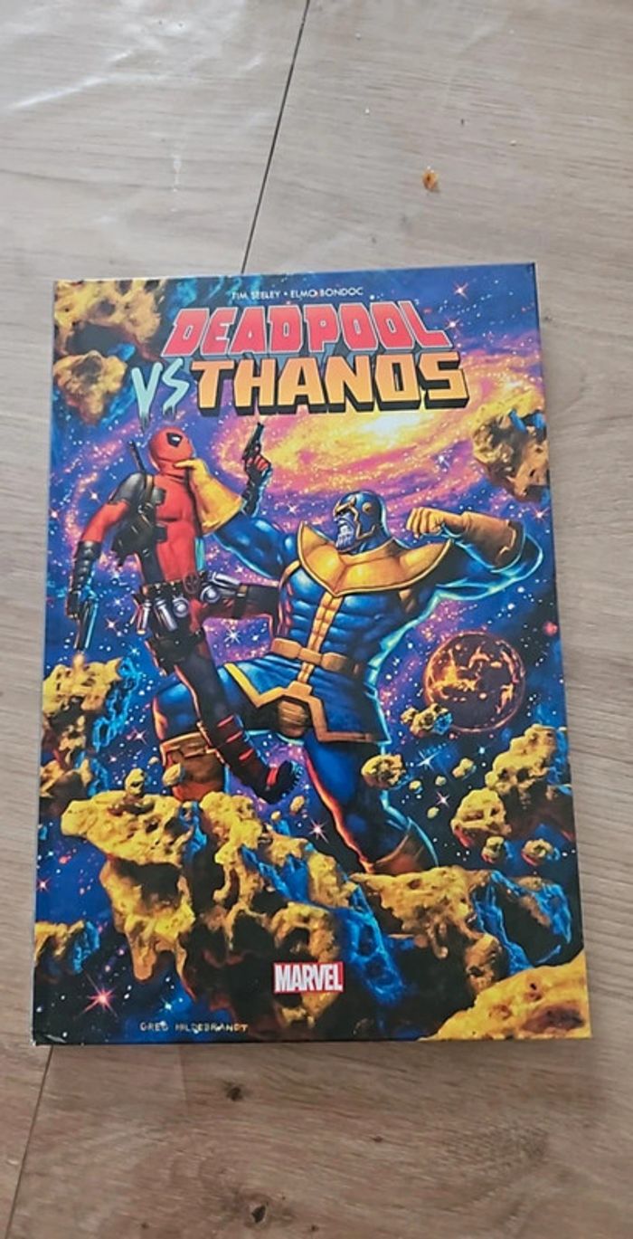 Livre deadpool vs thanos