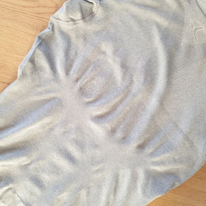 💙 Tee-shirt MC stretch sport gris homme 44 XXL Domyos Oxylane Décathlon #emyfleury_44homme - photo numéro 2