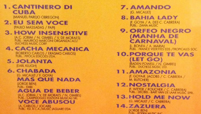 CD musique Goya et Carmina Bahia Lady - photo numéro 3