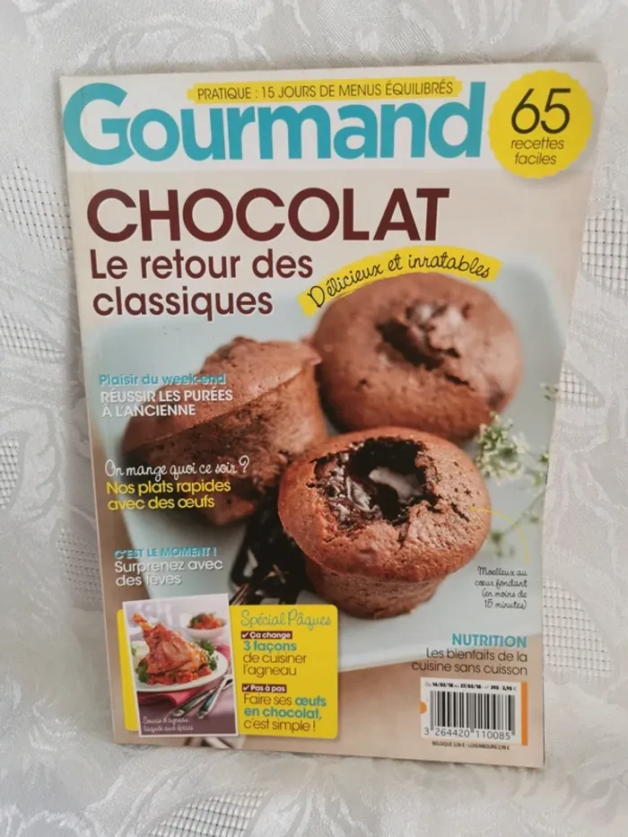 Lot de 5 magazines "Gourmand – La meilleure façon de manger" - photo numéro 5