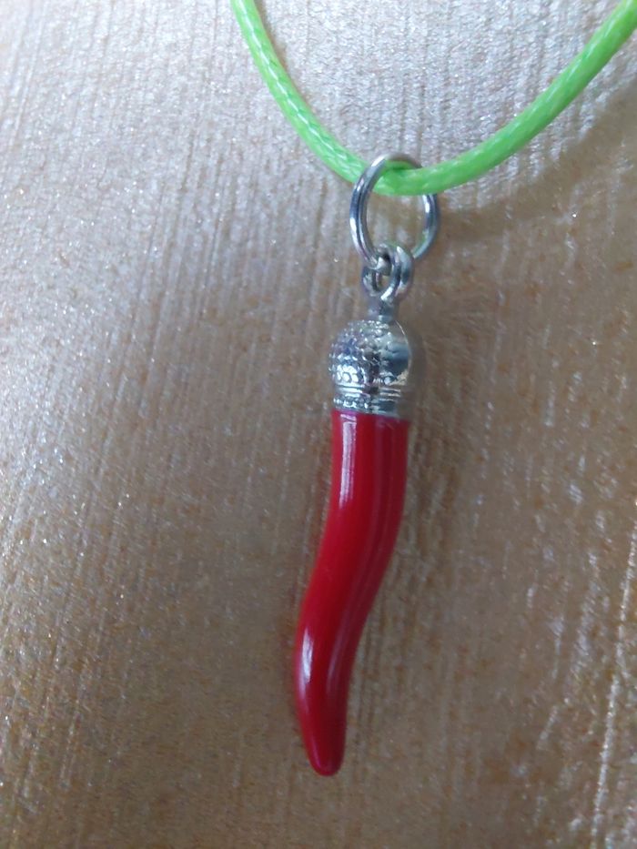 Pendentif amulette corne de Naples