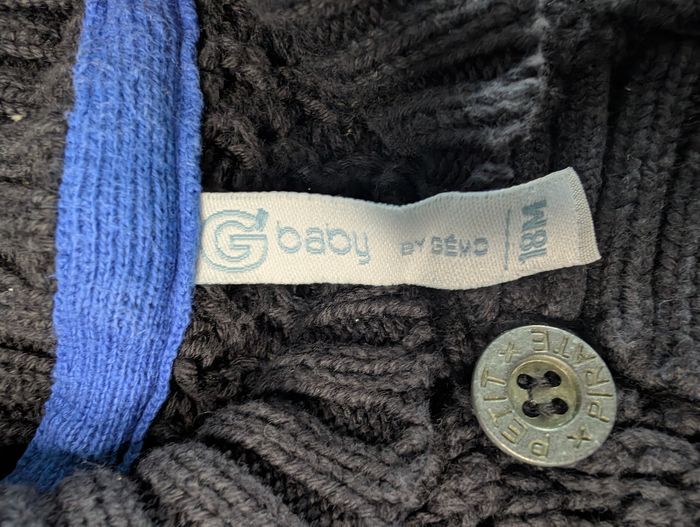 Beau pull en laine gris 18 mois - photo numéro 4