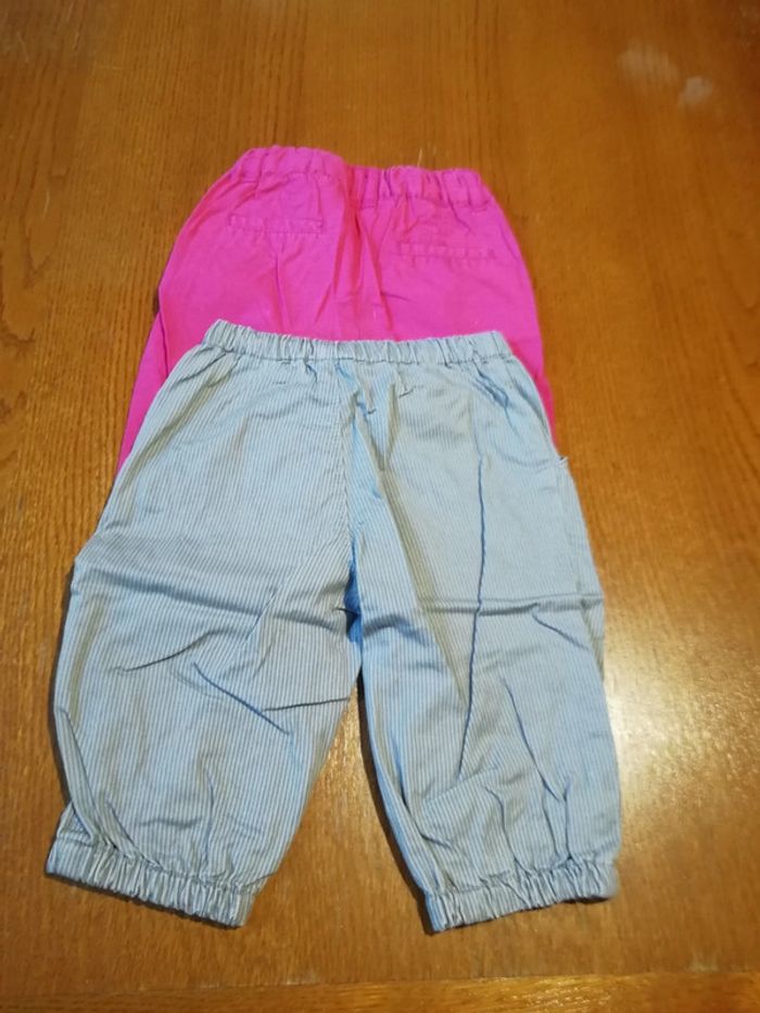 Lot de 2 pantalons 9 mois - photo numéro 3