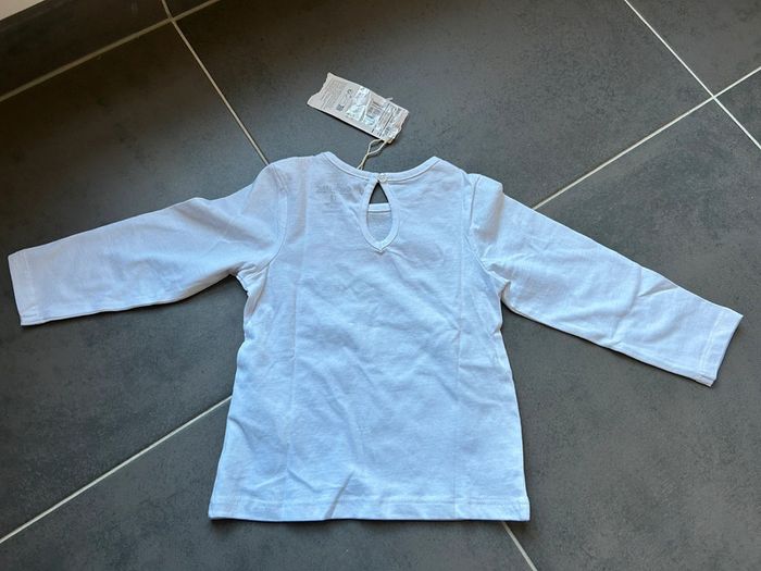 T-shirt manches longues léger pti cœur bébé fille orchestra - photo numéro 5