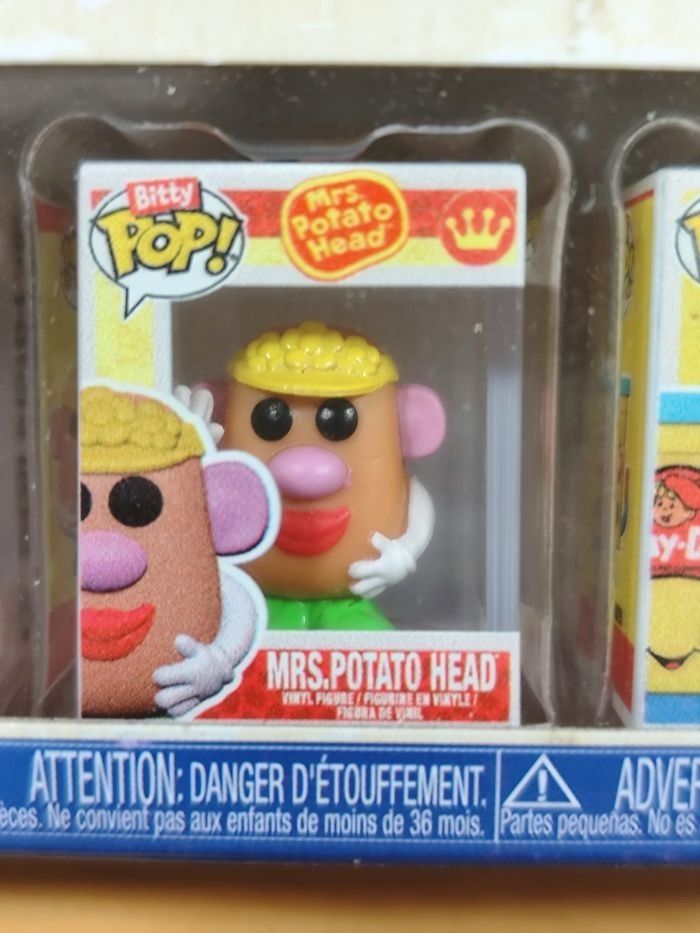 Lot 3 Boîtes X4 Bitty Pop! - Retro Toys (Potato Head, Transformers, Monopoly) - photo numéro 3