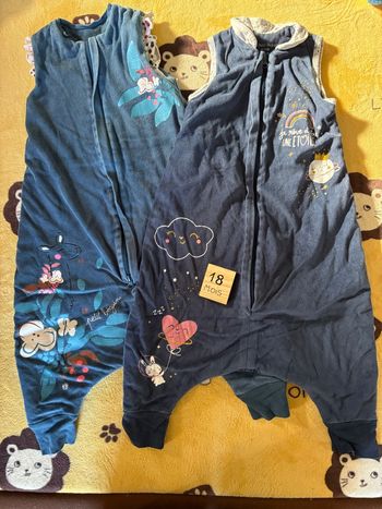 2 gigoteuse turbulette 18/24 m petit béguin