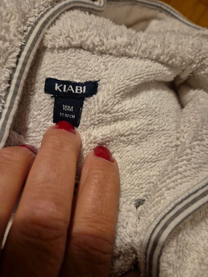 Peignoir blanc taille 18 mois - photo numéro 5