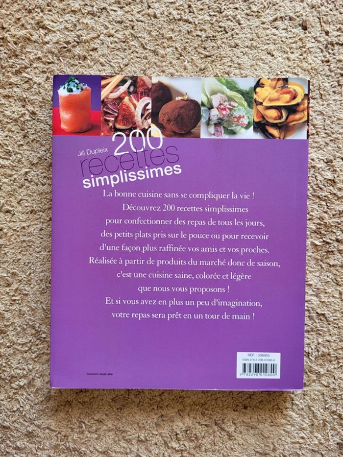 Livre de recettes 200 Recettes Simplissimes de Jill Dupleix - photo numéro 2