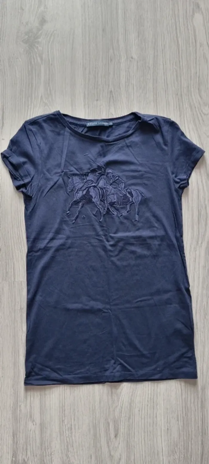 Tee-shirt Ralph Lauren bleu marine T S
