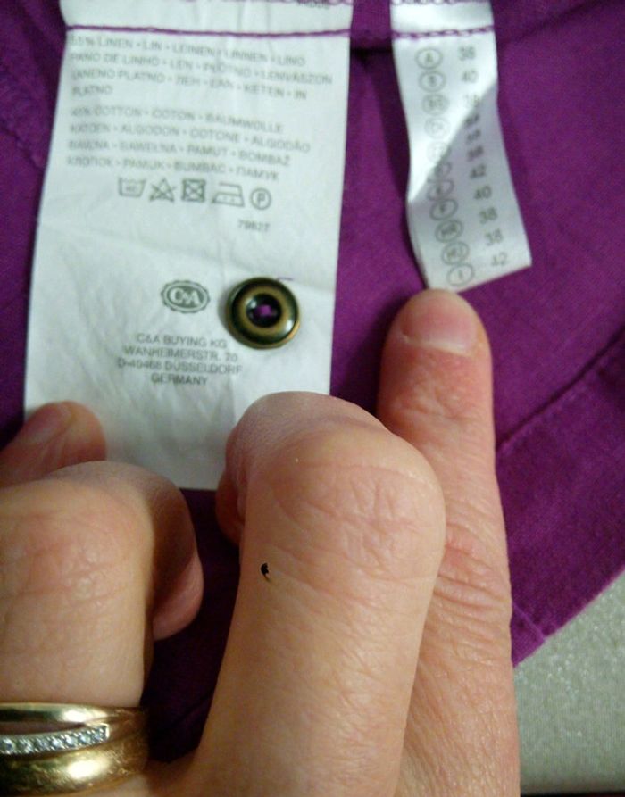 Chemise lin/coton C&A 40 - photo numéro 5