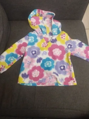 Sweat polaire à capuche