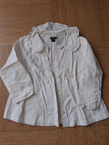 Chemise blanche manche longue