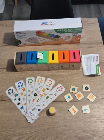 Jeu Ma boîte de tri sélectif Montessori