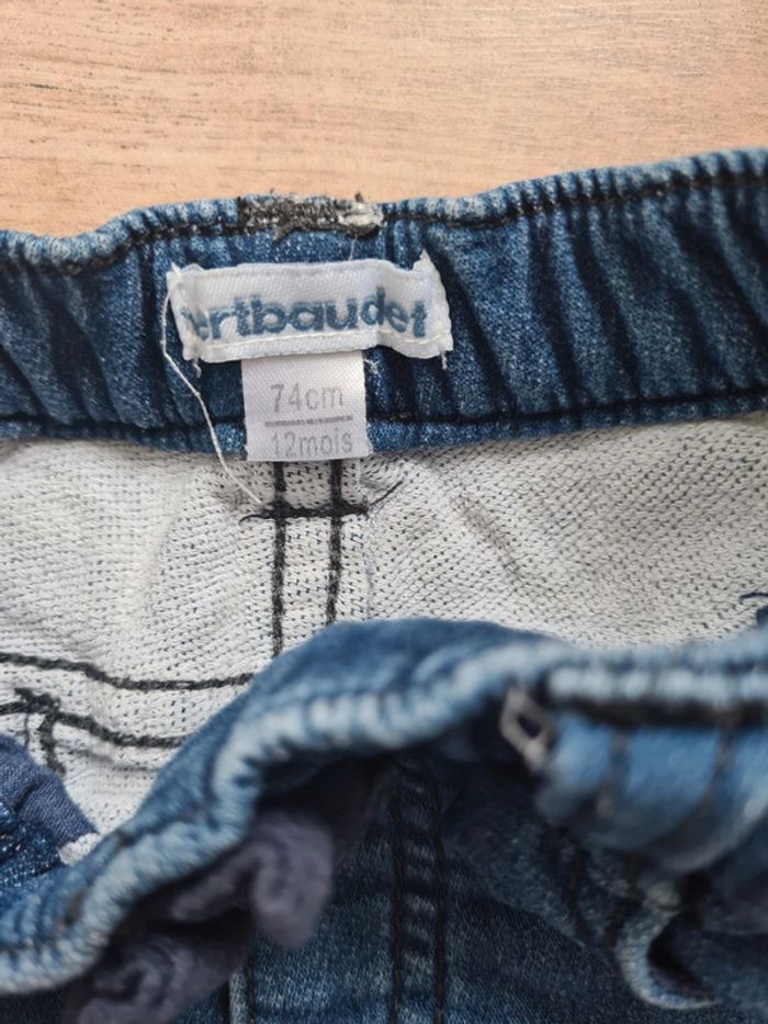 Pantalon jeans vertbaudet 12 mois - photo numéro 3