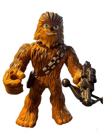 Star wars galactic heroes - Playskool - Figurine Chewbacca + arbalète - 26cm - Mega mighties -