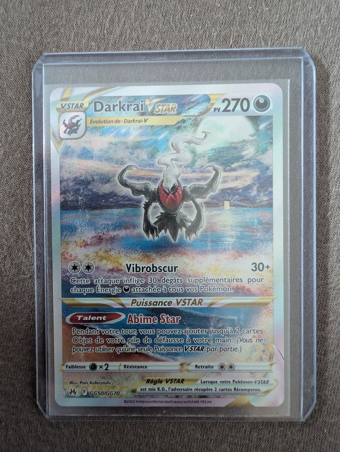 Carte Pokémon Darkrai - Vstar GG50/GG70 - Zénith Suprême - photo numéro 2