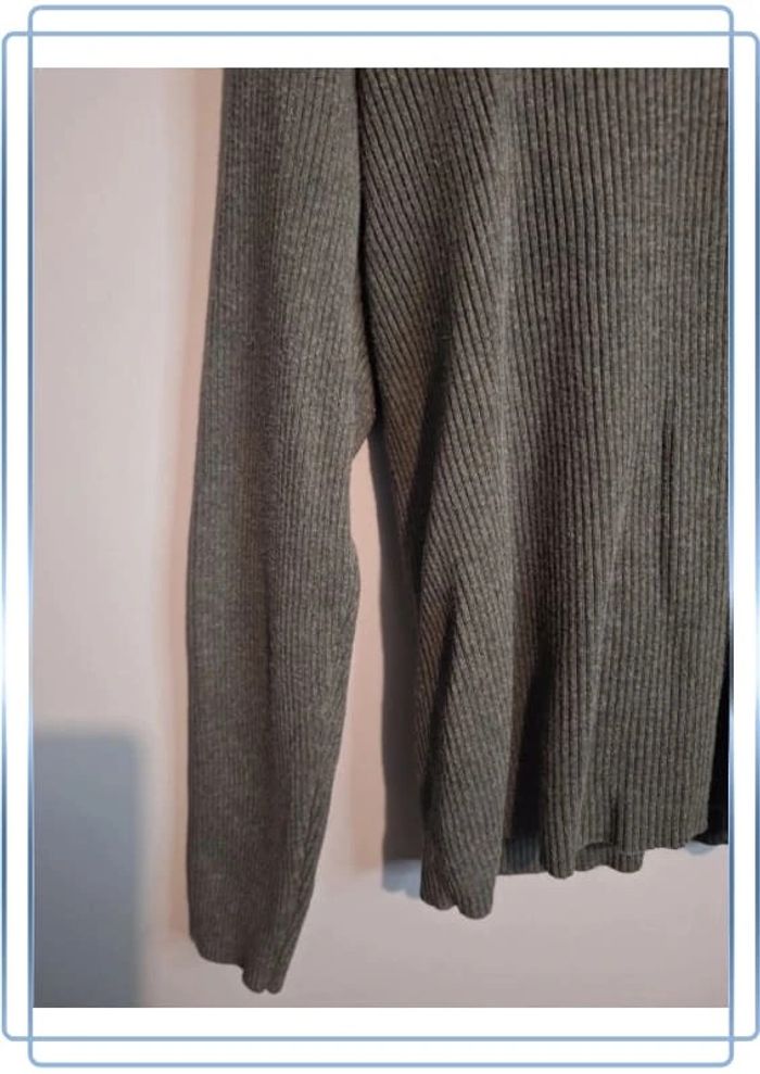 Pull ralph lauren col roulé femme vert foncé - taille L - photo numéro 3