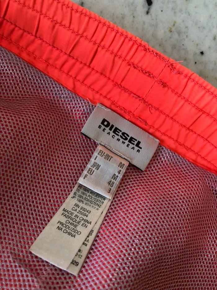 Short de bain fluo Diesel M/L - photo numéro 5